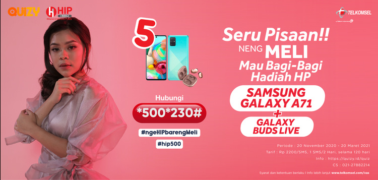 Seru Pisaan! Neng Meli Mau Bagi-bagi Hadiah HP Samsung Galaxy A71!!