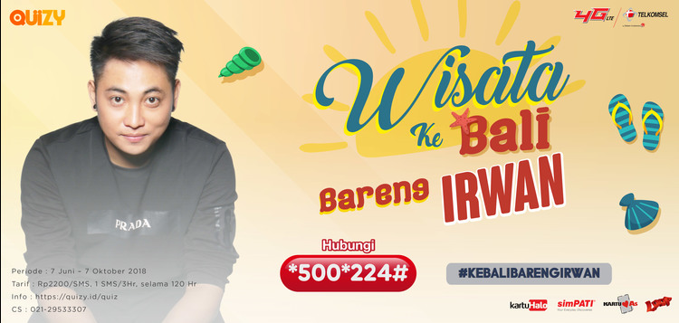 Wisata ke Bali bareng IRWAN
