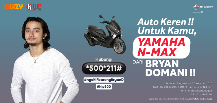 Auto Keren !! Untuk Kamu, Yamaha N-Max dari Bryan Domani !!