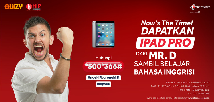 Now's the Time! Dapatkan iPad Pro dari Mr Dennis Sambil Belajar Bahasa Inggris!
