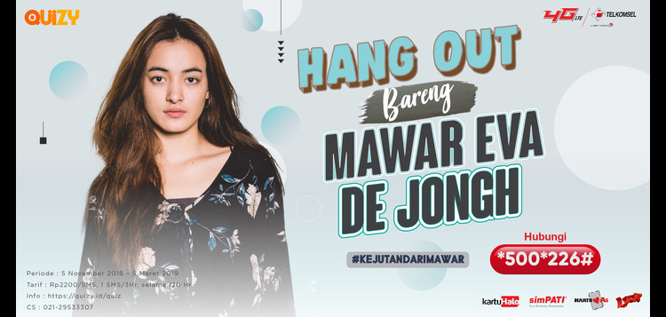 Hang Out bareng Mawar Eva de Jongh