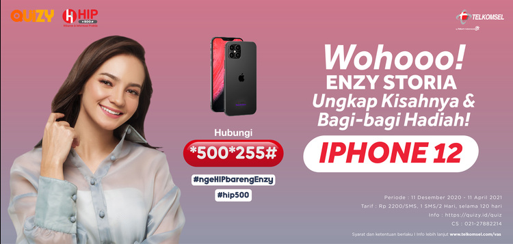 Wohooo! Enzy Storia Ungkap Kisahnya & Bagi-bagi iPhone 12!!