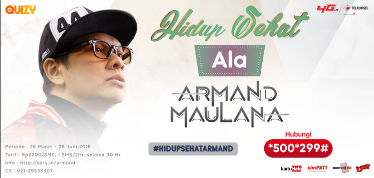 Hidup Sehat ala Armand Maulana