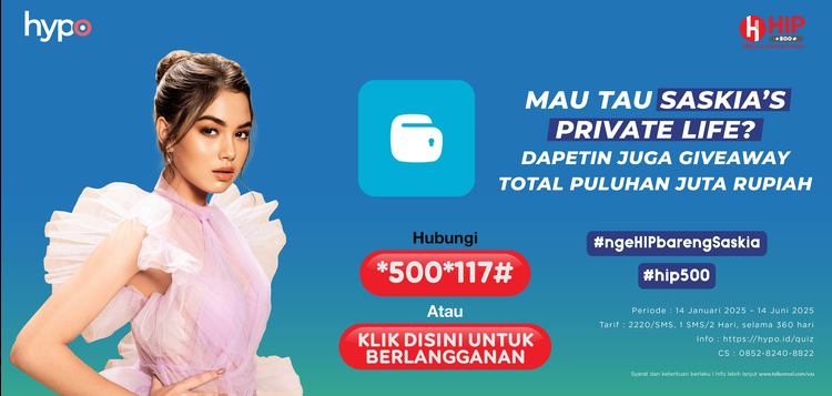Mau Tau Saskia's Private Life? Dapetin Saldo Gopay Total Puluhan Juta Rupiah!