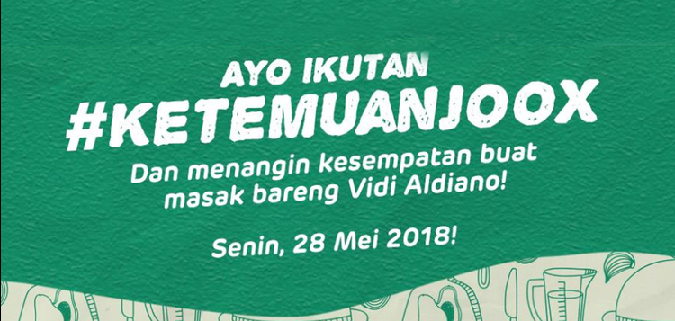 Masak Bareng Vidi di #KetemuanJOOX