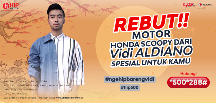 REBUT!! Motor Honda Scoopy dari Vidi Aldiano, spesial untuk kamu!
