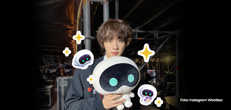 Sebentar Lagi Mengakhiri Wajib Militernya, Jin BTS “Aktifkan” Wootteo Kembali