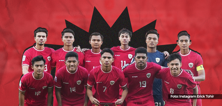 Diwarnai Dua Kartu Merah,  Timnas Indonesia Masuk Semifinal Piala Asia U-23. Cetak Sejarah Baru!